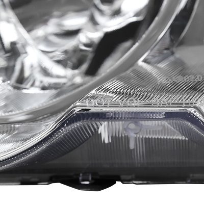 2002-2004 Acura RSX Factory Style Headlights w/ Amber Reflectors Chrome/Clear