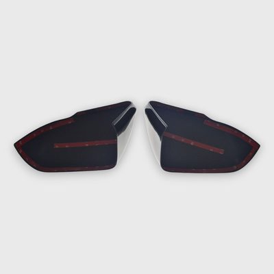 2015-2024 Ford Mustang Mirror Cover Caps Gloss Black 2Pcs ABS Plastic
