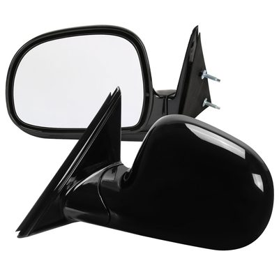 1994-1998 Chevy S10/1994-1998 GMC S15 Black Manual Adjustment Side Mirror
