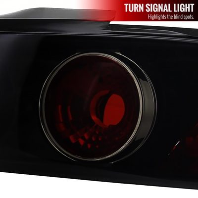1994-2001 Acura Integra Hatchback Tail Lights Glossy Black/Smoke Lens