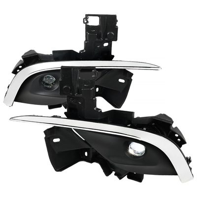 2016-2018 Mazda 6 Sedan 6500K LED Projector Fog Lights Kit Chrome/Clear Lens