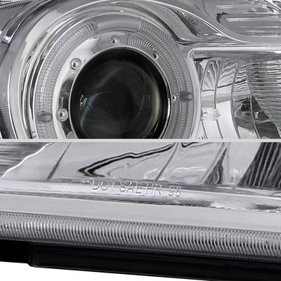 1998-2000 Ford Ranger Halo Projector Headlights Chrome Housing/Clear Lens