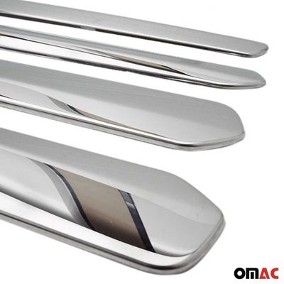 2015-2022 RAM ProMaster City Side Door Molding Trim Skirt Garnish Stainless Steel 4Pcs