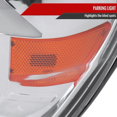 2012-2015 Toyota Tacoma Sequential LED Bar Projector Headlights Chrome