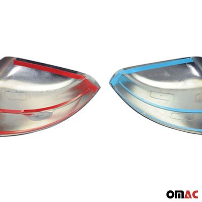 2014-2019 Ford Transit Connect Pre-FL Side Mirror Cover Caps Chrome Silver 2 Pcs