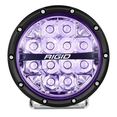 Par de Faros Redondos Rigid 360 Series RGB de 6" con tipo de haz Spot