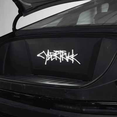 Cybertruck Frunk Accent Light Animated LED Lettering