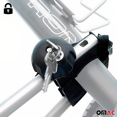 2Pcs Pro Bike Carrier Roof Mount Aluminum Steel Bicycle Rack Car Truck SUV