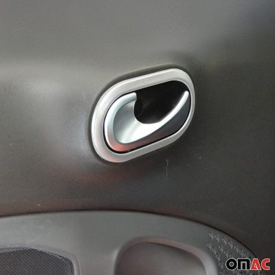 2014-2019 Smart Forfour Car Door Handle Cover Protector Stainless Steel Chrome 4 Pcs