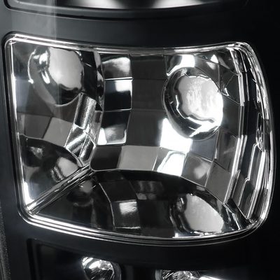 2007-2012 Chevy Avalanche LED Tail Lights Matte Black Housing/Clear Lens