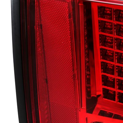 1999-2004 Ford Mustang Sequential LED Tail Lights - RS Chrome/Red Lens