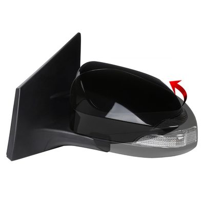 2014-2018 Toyota Corolla Glossy Black 9Pin Auto-Fold&Heated Side Mirror Driver
