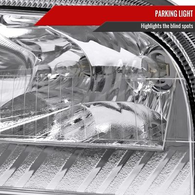 2006-2011 Mercury Grand Marquis Factory Headlights & Corner Lamps Chrome