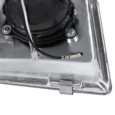 1993-1997 Ford Ranger Headlights Integrated H3 Projector Fog Light Black