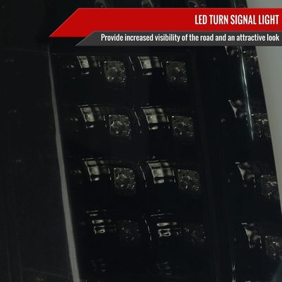 2000-2006 Chevy Suburban/Tahoe/Yukon/XL LED Tail Lights Glossy Black/Smoke