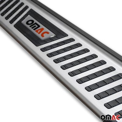 2009-2014 Nissan Murano Running Boards Side Steps Silver & Black