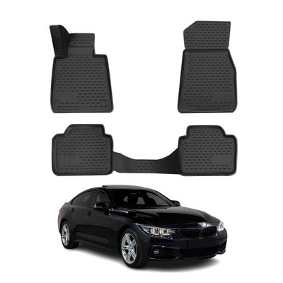 2014-2020 BMW 4 Series Coupe Grand Coupe F32 F36 OMAC Floor Matss Liner Black