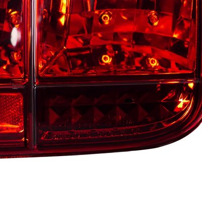 2005-2009 Ford Mustang Sequential Tail Lights Chrome Housing/Red Lens