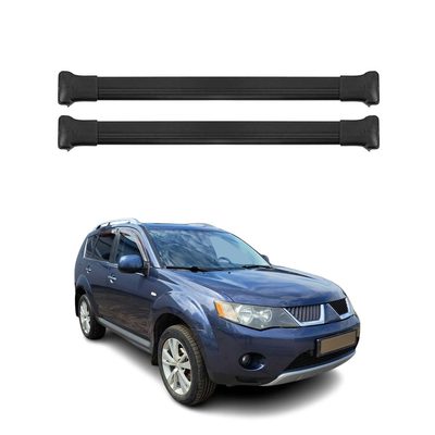 2007-2013 Mitsubishi Outlander Roof Rack Cross Bars Black