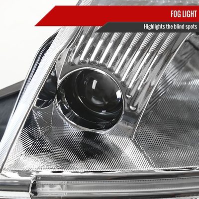 1999-2006 Audi TT LED Bar Projector Headlights Chrome Housing/Clear Lens