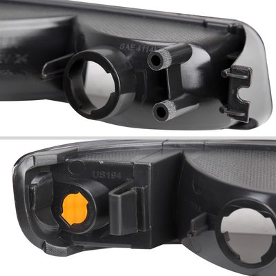 1999-2006 GMC Sierra/ 2000-2006 Yukon/XL Factory Bumper Lights Matt Black