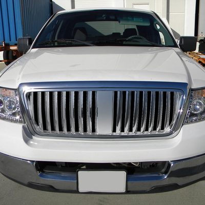 2004-2008 Ford F-150/ 2006-2008 Lincoln Mark LT Chrome ABS Vertical Front Grille