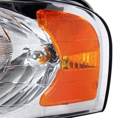 2002-2005 Dodge RAM 1500/ RAM 2500 3500 Headlights Amber Reflectors Chrome