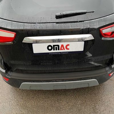 2018-2022 Ford EcoSport Rear Bumper Guard Stainless Steel Dark Brushed