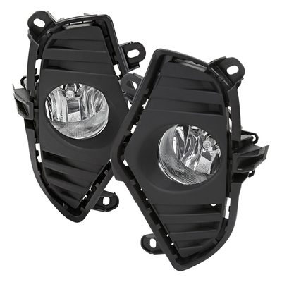 2019-2022 Toyota RAV4 H16 Fog Lights Kit Chrome Housing/Clear Lens