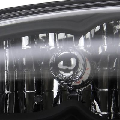 1994-1998 Ford Mustang Factory Style Headlights Matte Black/Clear Lens