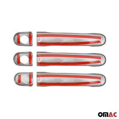 2011-2018 VW Touareg Car Door Handle Cover Protector Stainless Steel Chrome 8 Pcs