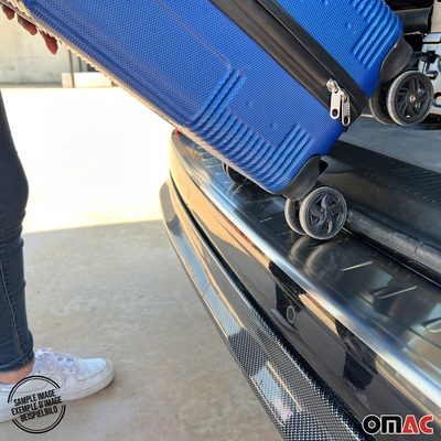 2019-2024 Jeep Renegade Rear Bumper Sill Cover Protector Guard Steel Silver