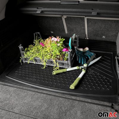 2000-2026 Chevrolet Malibu Universal Cargo Mat Liner Waterproof Rubber Black 1Pc