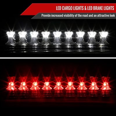 2004-2008 Ford F-150 LED 3rd Brake Light Chrome Housing/Clear Lens