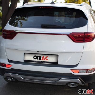 2018-2021 Kia Sportage Rear Bumper Sill Cover ABS Matte Black 1 Pcs