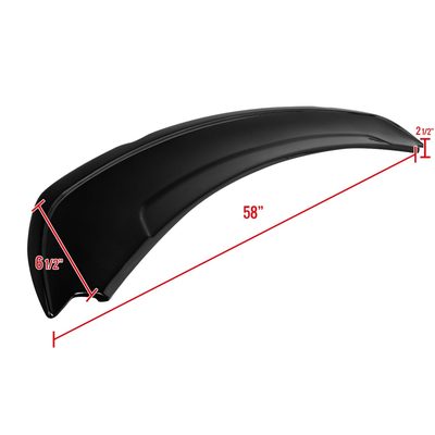 2015-2022 Ford Mustang GT350 Glossy Black Track Style Rear Spoiler