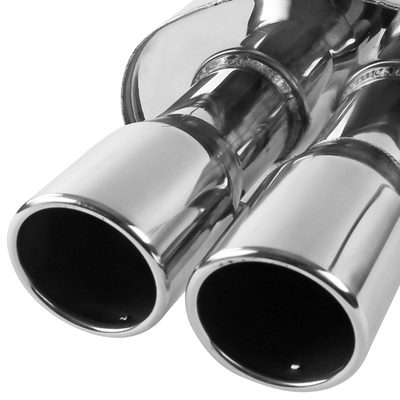 2008-2014 Subaru Impreza WRX STI Sedan Steel Dual Catback Exhaust Quad Tips
