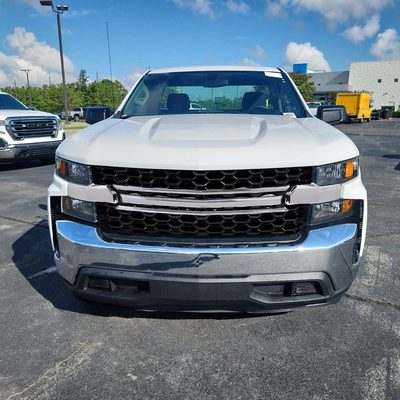 2019-2022 Chevy Silverado 1500 WT Glossy Honeycomb Hood Grille Chrome Trim