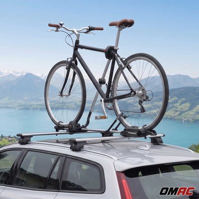 G3 Roof Bike Rack 360° Rotating Arm Aluminium 1 Bike 44.1lb Lockable