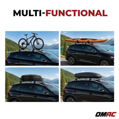 2006-2016 Audi A4 Allroad Roof Rack Cross Bars Silver