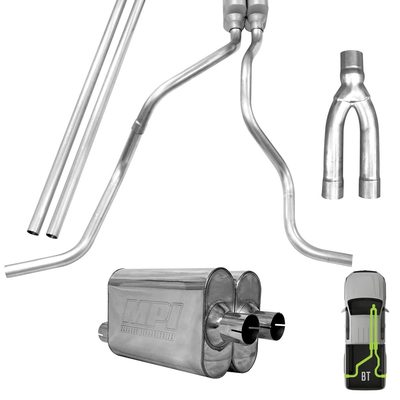 GMC/Chevy, 2019-2026, 5.3L, Stainless - MPI Exhaust Cat-Back Dual Exhaust Kits