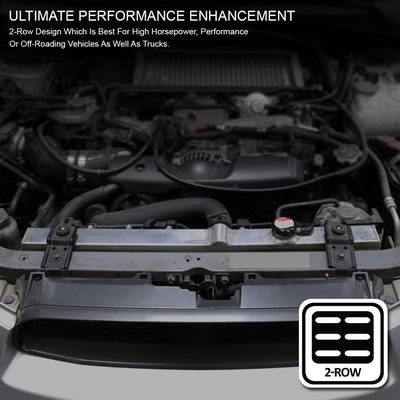 2001-2006 BMW 3 Series E46 Manual Transmission Alu 3-Row Performance Radiator