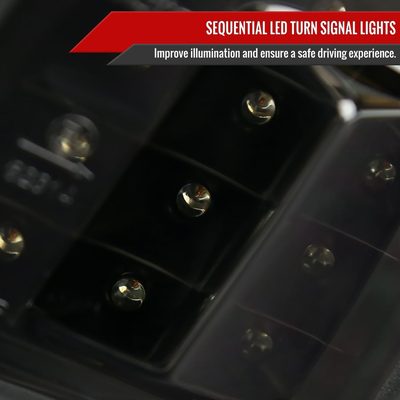 2015-2021 Subaru WRX / 15-2017 WRX STI Front Bumper LED Turn Signal Lights Smoke