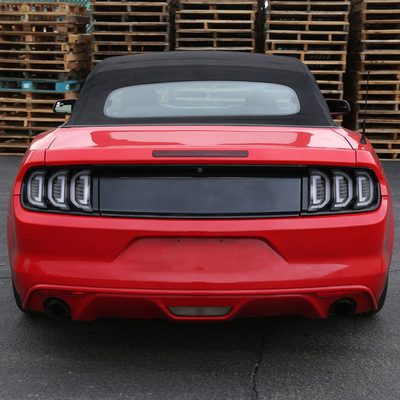 2015-2023 Ford Mustang Sequential Signal LED Tail Lights Jet Black/Clean Lens