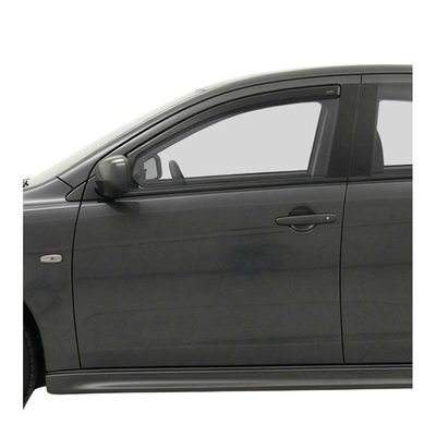 2008-2017 Mitsubishi Lancer Window Visor Vent Rain Deflector 2Pcs Smoke