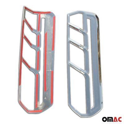 2015-2026 Ford Transit 150 Rear Brake Stop Light Frame Trim Silver 2 Pcs