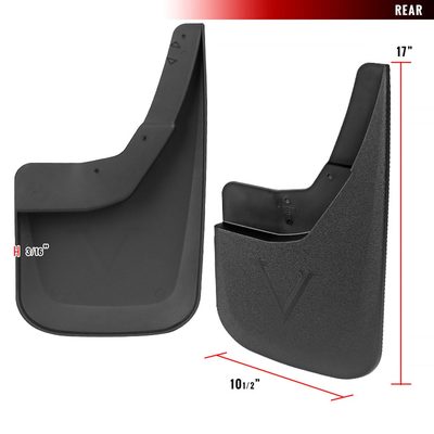 2014-2018 Chevy Silverado 1500/2500HD/3500HD Front&Rear Mud Flap Splash Guards