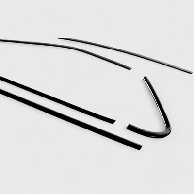 2018-2024 Toyota Camry Window Trim Set Gloss Black 10Pcs ABS Plastic