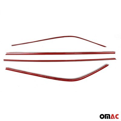 2018-2022 Toyota C-HR Window Molding Trim Streamer Stainless Steel Silver 4 Pcs