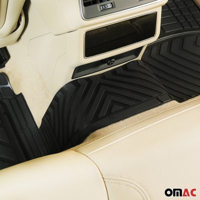 Toyota Tundra Universal Floor Mats Liner All Weather 3D Black Waterproof 4Pcs